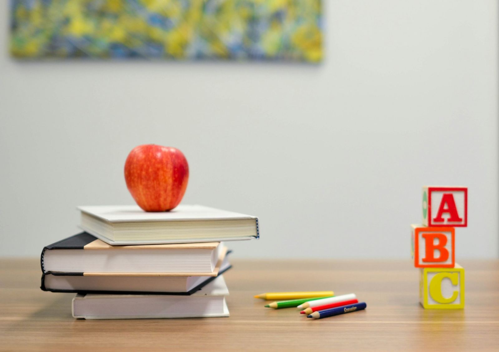 Open books and study notes on a desk